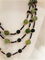 Collana Rudelli Zambetti Gioielli Donna Morgana gioielli in argento in Pietre dure Onice CM2 - CM2